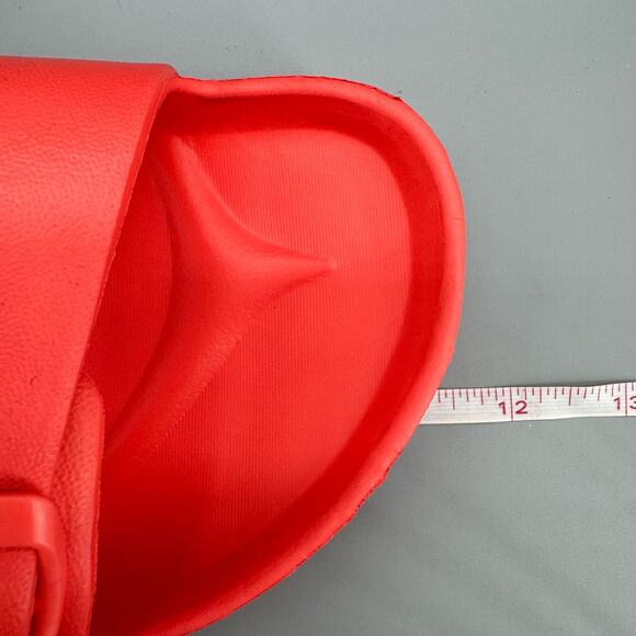 NEW Shade & Shore Women’s Neida EVA Two band Sandals Coral Red Size 11 - Picture 7 of 10